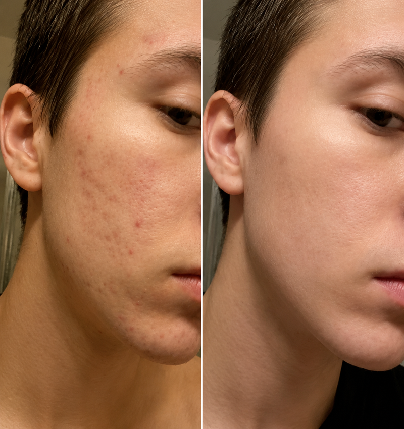 Cicatrici post-acne meno visibili